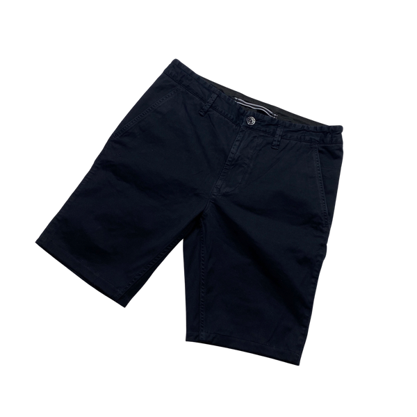 Stone Island 2019 Navy Cotton Shorts - 30" & 29"