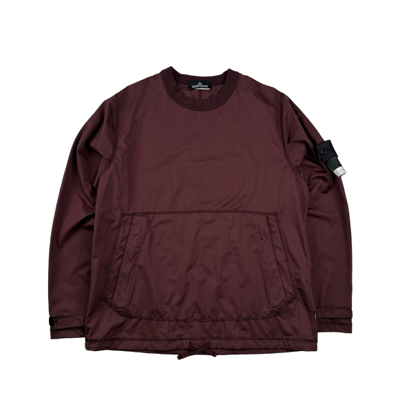 Stone island sweatshirt burgundy sales