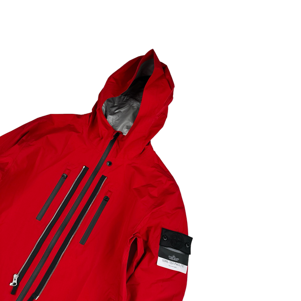 Stone Island 2020 Red Shadow Project Gore Tex Paclite Jacket - Medium