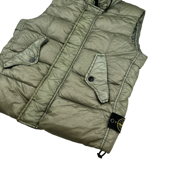 Stone Island 2014 Beige Down Filled Gilet - Small