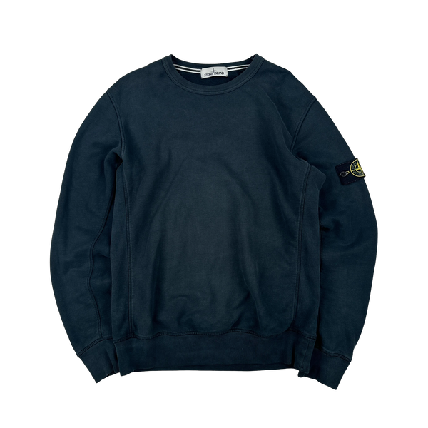 Stone Island 2015 Navy Cotton Crewneck Sweatshirt - XL