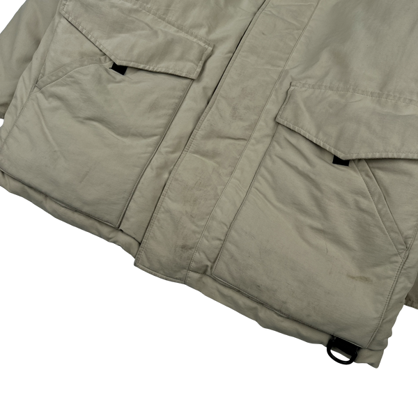 Armani Jeans 2000's Heavyweight Down Filled Long Puffer Jacket - Small