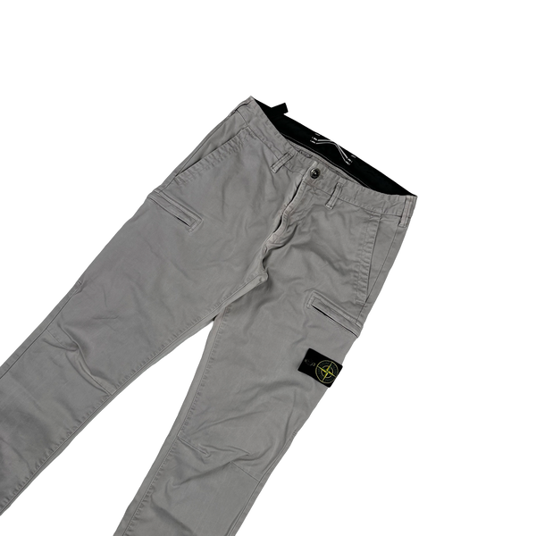 Stone Island 2020 Grey SK Cargo Trousers - 32"