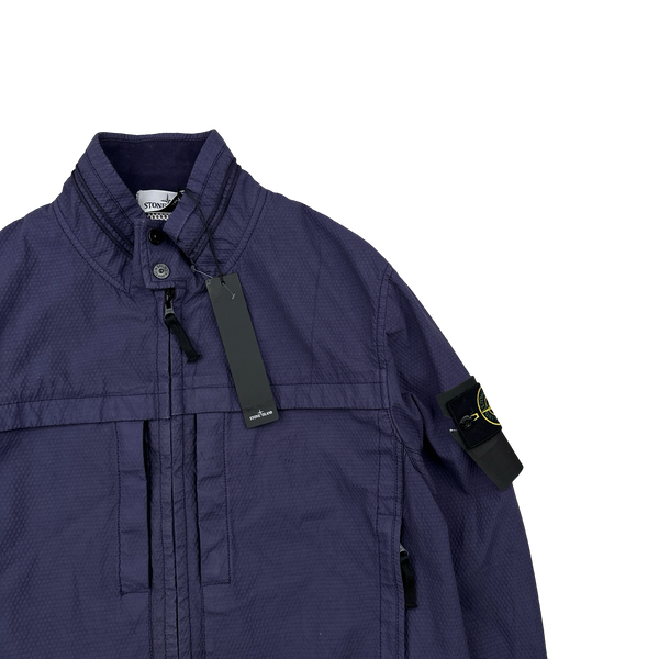 Stone Island 2014 Indigo 3D Cotton Tela Jacket - Large