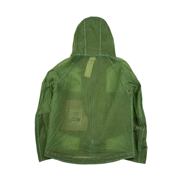 Ten C Green Lightweight Tempest Anorak Jacket - Medium