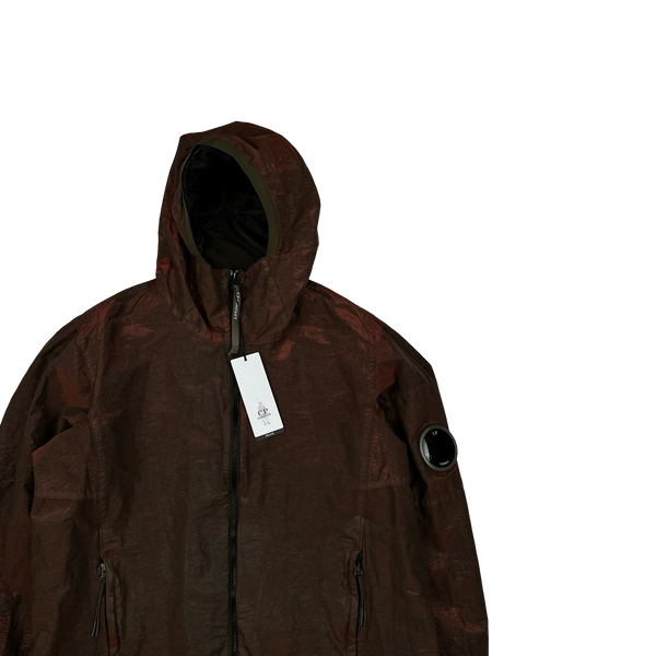 CP Company P.Ri.S.M Red Prismatic Ripstop Membrane Hooded Jacket - XL