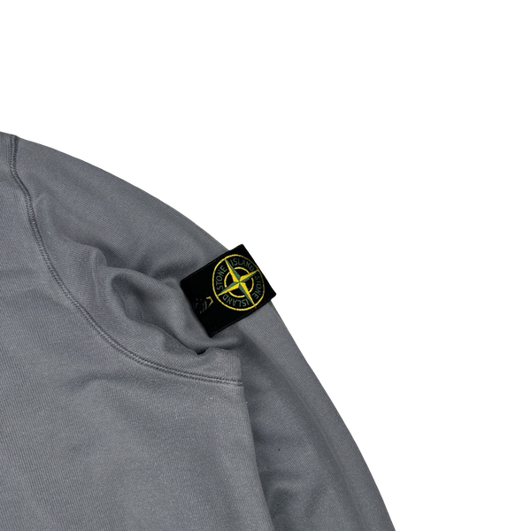 Stone Island 2018 Grey Cotton Lightweight Knit Jumper - 3XL
