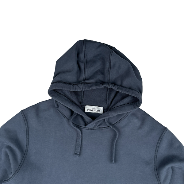 Stone Island 2022 Navy Pullover Hoodie - Medium