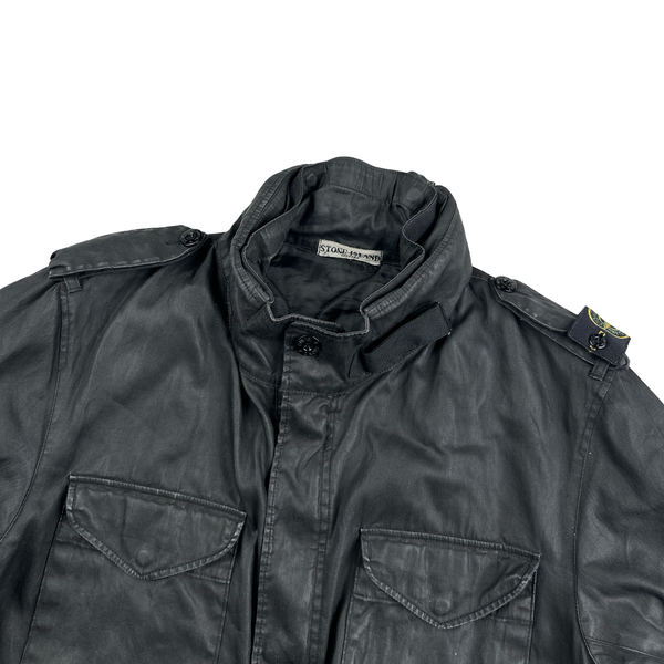 Stone Island 2008 Lino Flax Shoulder Badge Jacket - XL
