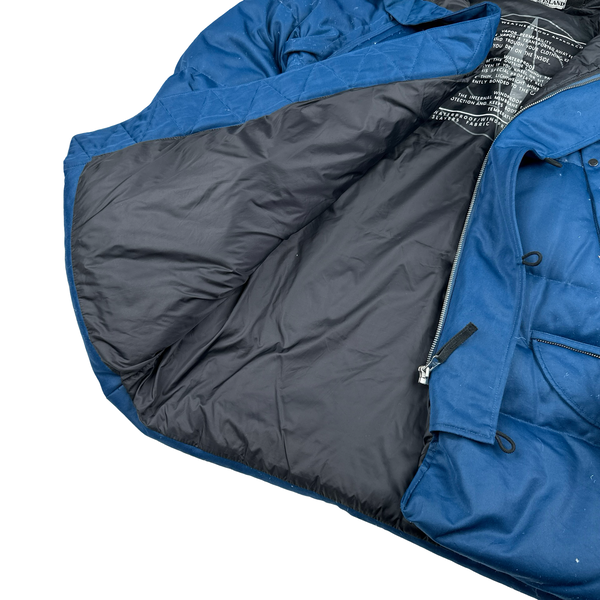Stone Island Navy Weatherproof Down Parka Jacket - Medium