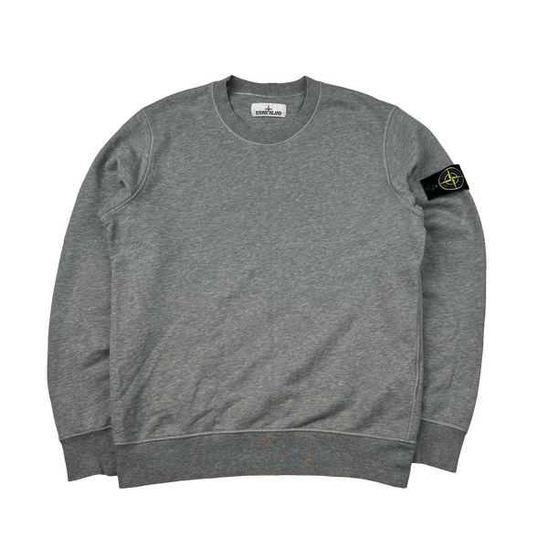 Stone Island 2020 Grey Crewneck Sweatshirt - Medium