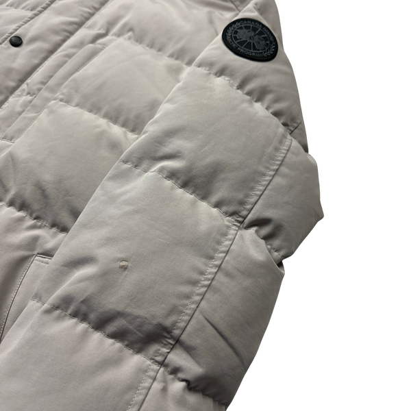 Canada Goose Rare Black Label Limestone Carson Parka Jacket - XL