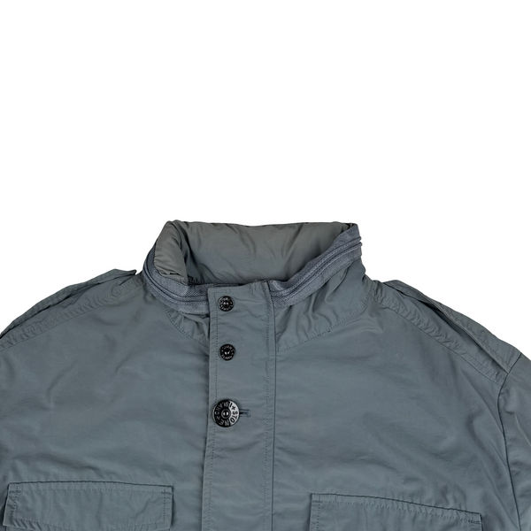 Stone Island 2014 Teal Micro Reps Field Jacket - XXL