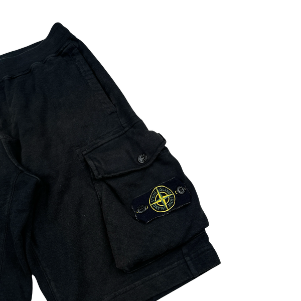 Stone Island 2019 Black Cotton Shorts - Small