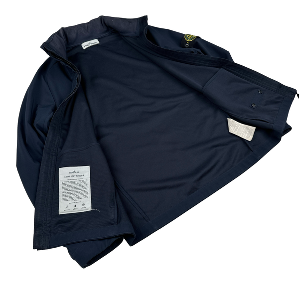 Stone Island 2016 Navy Light Soft Shell R Jacket - Large