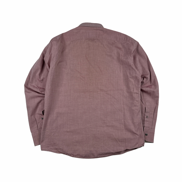 Burberry Pink Button Up Shirt - Large