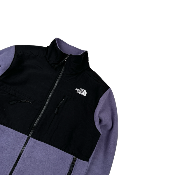 North Face Lilac Polartec Fleece Zipped Jumper - Small