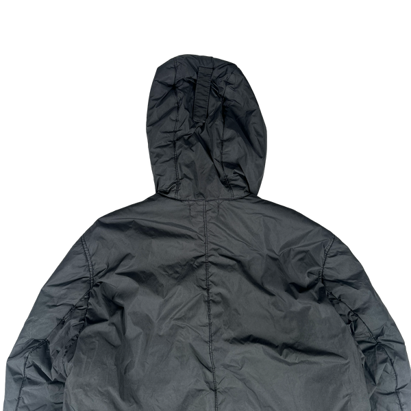 Stone Island 2019 Black Crinkle Reps NY Jacket - XL