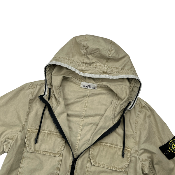 Stone Island 2022 Supima Cotton Hooded Overshirt Jacket- Small