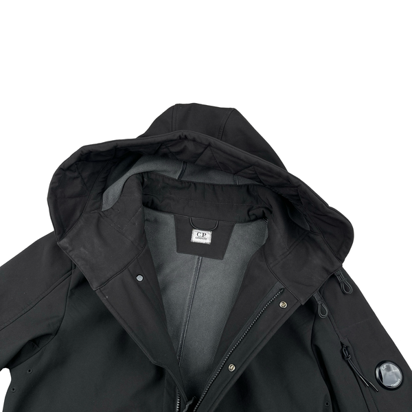 CP Company Black Fishtail Parka Soft Shell - XS