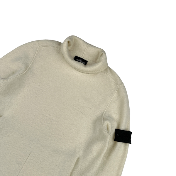 Stone Island 2018 Shadow Project Beige Knit Jumper - Large