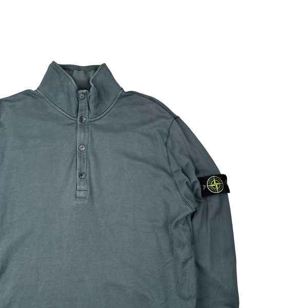Stone Island 2017 Blue Cotton Pullover Jumper - XXL
