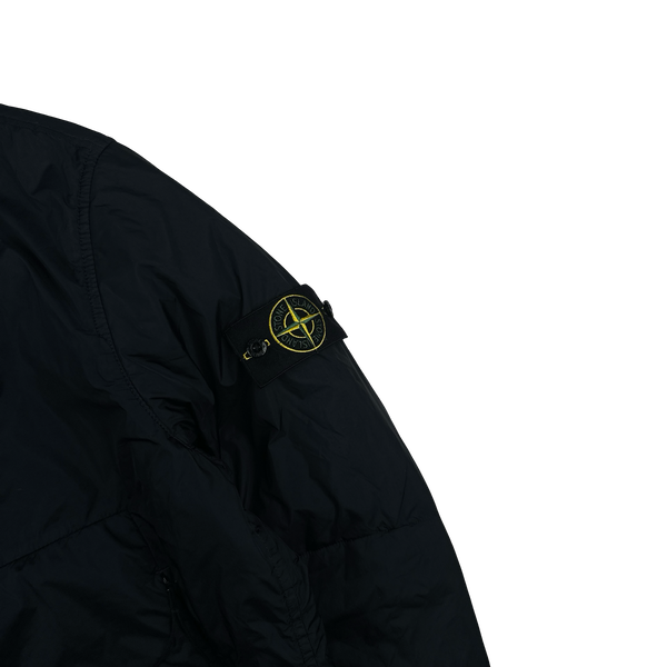 Stone Island 2020 Navy Garment Dyed Crinkle Primaloft TC Jacket - Large