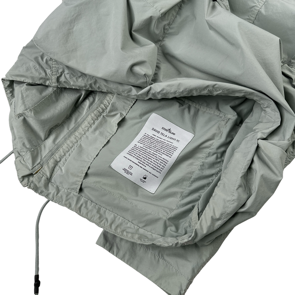 Stone Island 2017 Ice Blue David Tela Light TC Field Jacket - Large