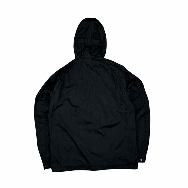 Stone Island 2021 Black Ghost Reversible Hooded Jacket - Medium
