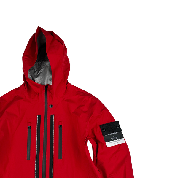 Stone Island 2020 Red Shadow Project Gore Tex Paclite Jacket - Medium