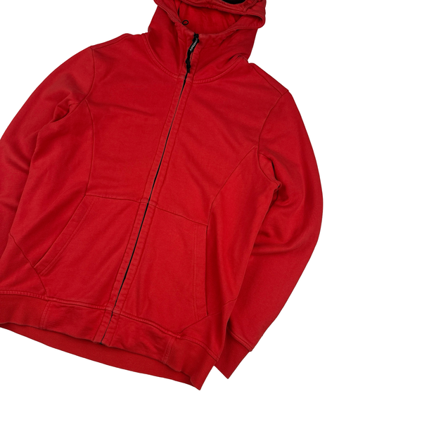 CP Company Red Goggle Cotton Zip Up Hoodie - XL – Mat's Island