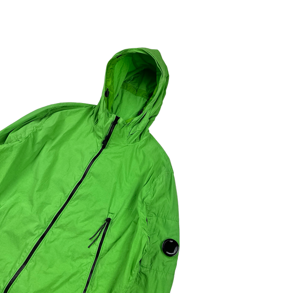CP Company 50 Fili Green Hooded Jacket - Large