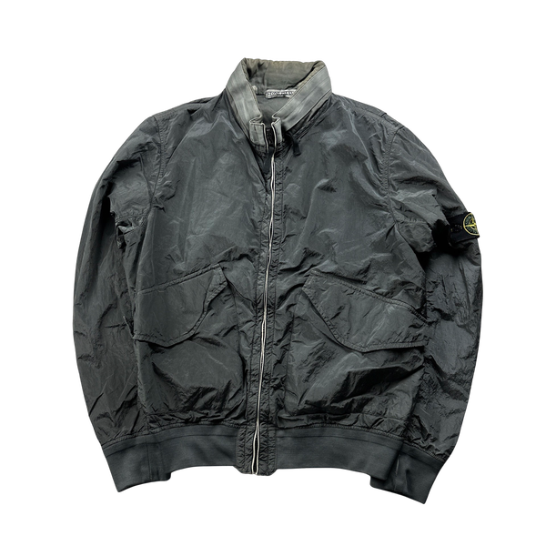 Stone Island 2006 Grey Shimmer Nylon Metal Jacket - XL – Mat's Island