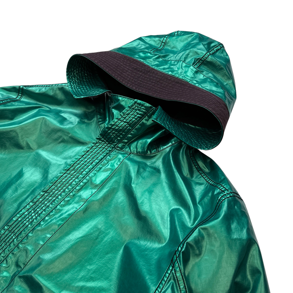 Stone Island Reversible Green Spaceman Raso Gommato Jacket - XXL