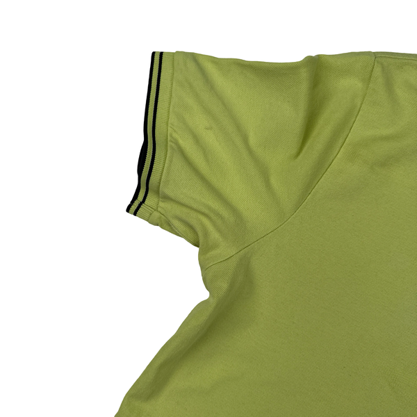 Stone Island 2019 Yellow Green Polo Shirt - Medium