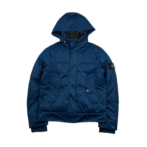 Stone Island 2009 Blue Weatherproof Down Filled Jacket - Medium