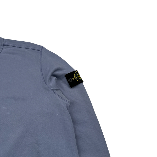 Stone Island 2019 Lavender Cotton Crewneck Sweatshirt Jumper - Large