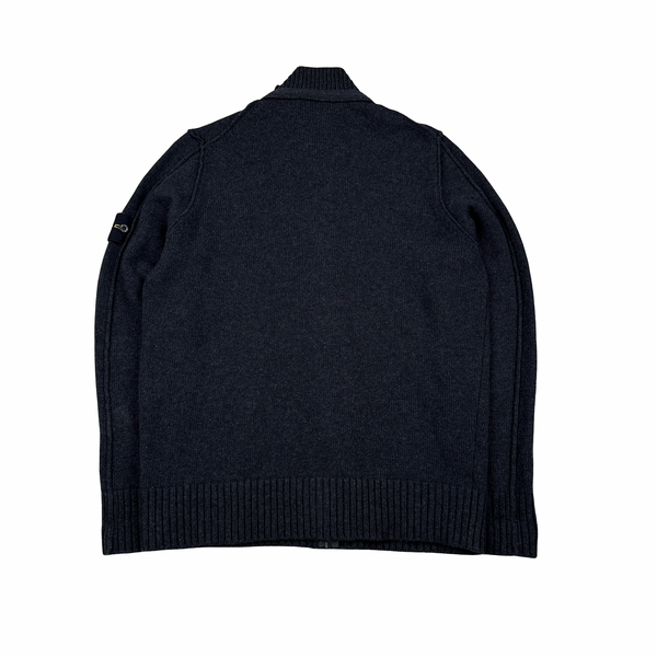 Stone Island 2016 Navy Wool Knit Jumper - XL