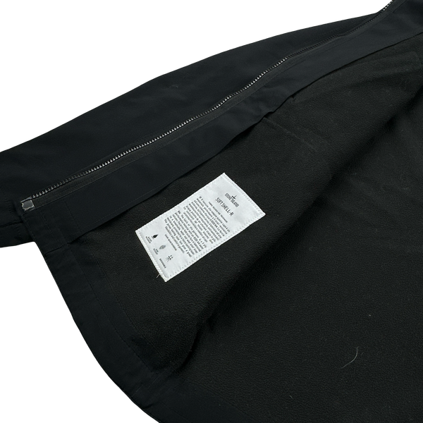Stone Island 2015 Black Fleece Lined Soft Shell - Medium
