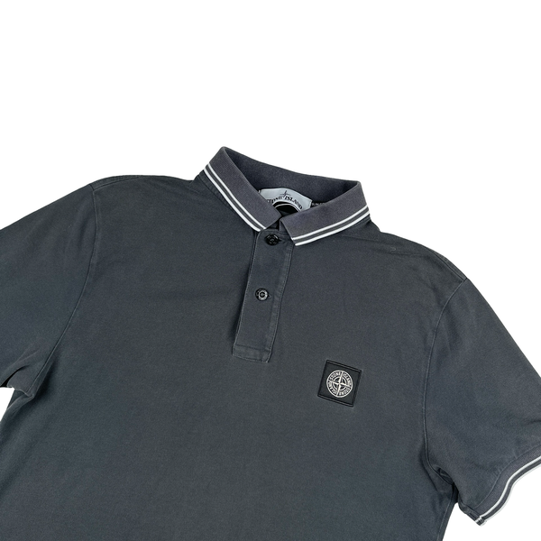 Stone Island 2018 Charcoal Polo Shirt - Medium