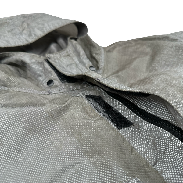 Stone Island 2016 Grey Pixel Reflective Hooded Jacket - Medium