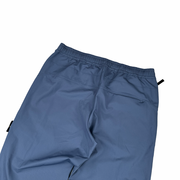 Stone Island 2024 Blue Nylon Slim Cut Trousers - XL