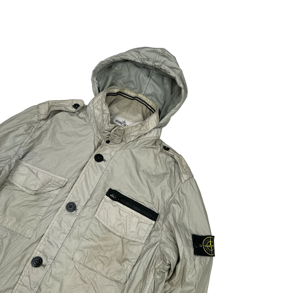 Stone Island 2013 Tan Membrana TC Field Jacket - Large