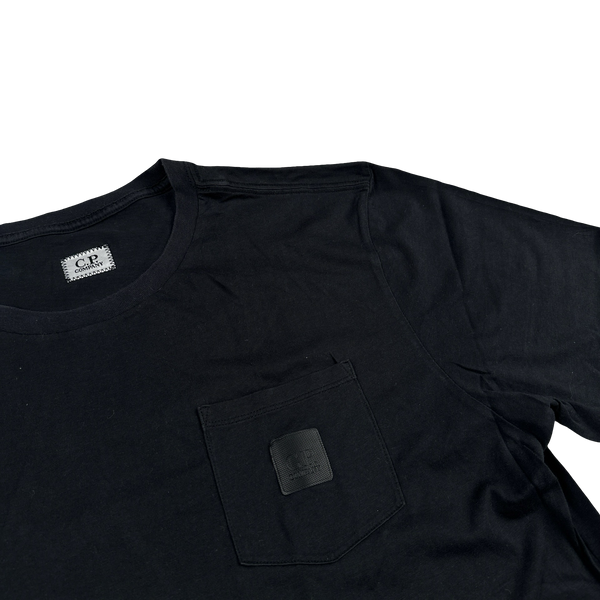 CP Company Black 002 Metropolis Graphic T Shirt - XL