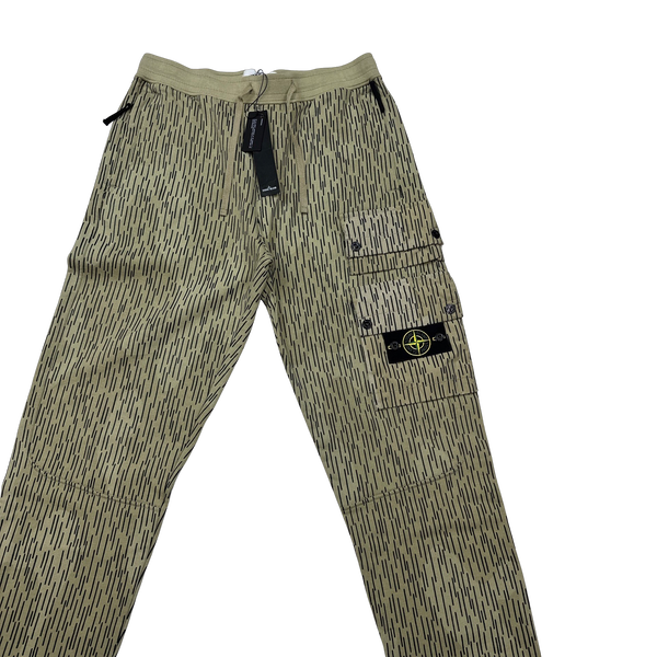 Stone Island 2021 Rain Camo Cargo Joggers - Medium