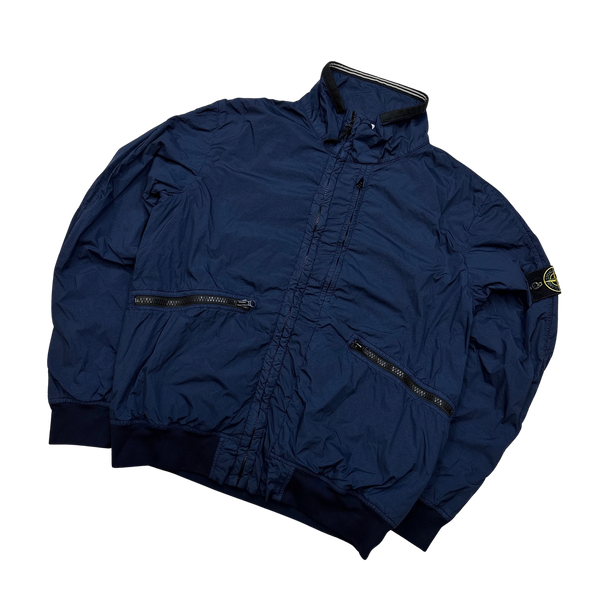 Stone Island Garment Dyed Crinkle Reps NY Cotton Lined Jacket