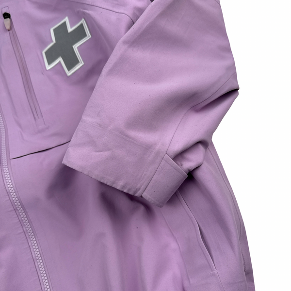 Supreme X North Face Purple Spellout Summit Series Waterproof Jacket - Medium