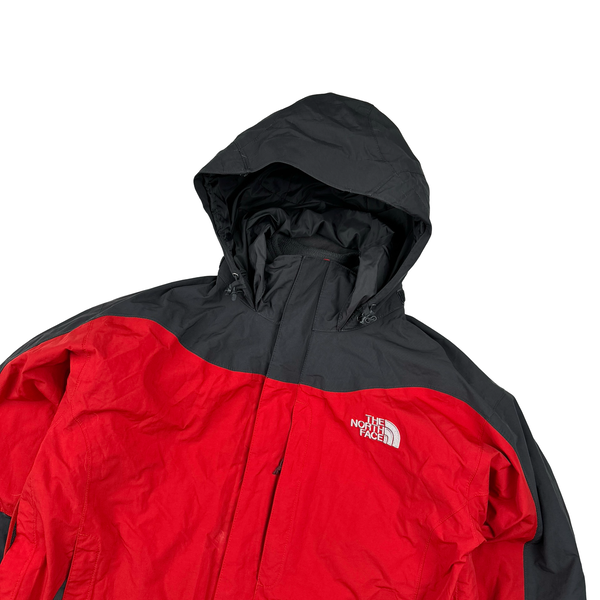 North Face 3 In 1 Red Hyvent Jacket - Medium