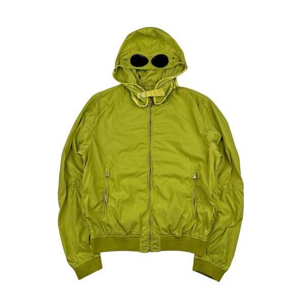 CP Company 2009 Lime Nylon Goggle Jacket - XL