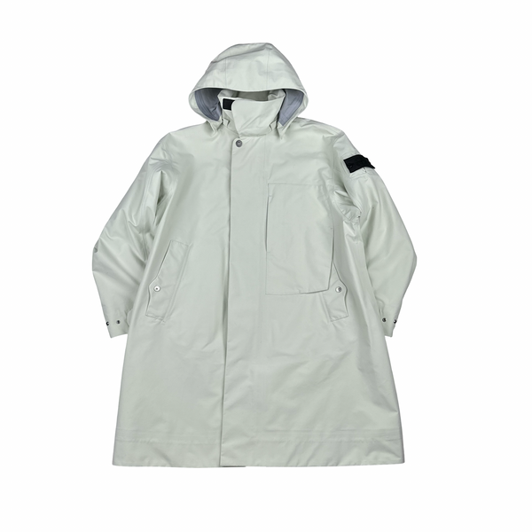 Stone Island Shadow Project Off White Gore Tex Trench Coat Parka - Medium